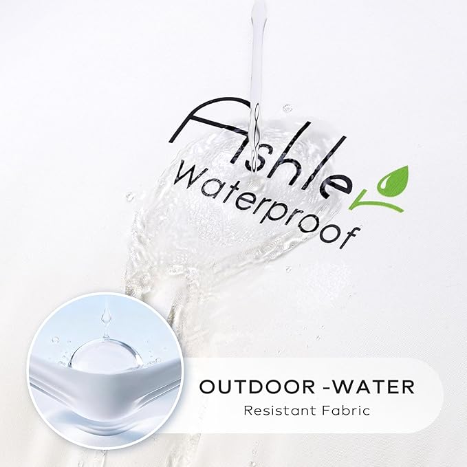 Ashler Home Deco Outdoor Pillow Inserts 18x18 Pack of 4, Waterproof Patio Furniture Pillows Decorative for Garden, Hypoallergenic Pillow Square Lumbar Pillow Form for Sofa Couch