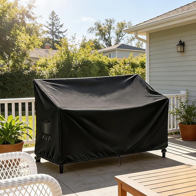Outdoor Couch Cover Waterproof, Outdoor Sofa/Loveseat/Patio Furniture Cover - 93"W x 40"D x 35"H