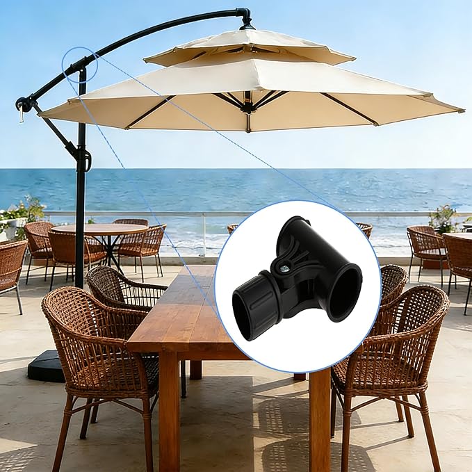 Patio Umbrella Accessories, Patio Umbrella Steering Bracket, Outdoor Umbrella Replacement Parts Outdoor Umbrella Accessories Heavy Duty Holder Parts Parasol Umbrella Replacement for Courtyard Patio