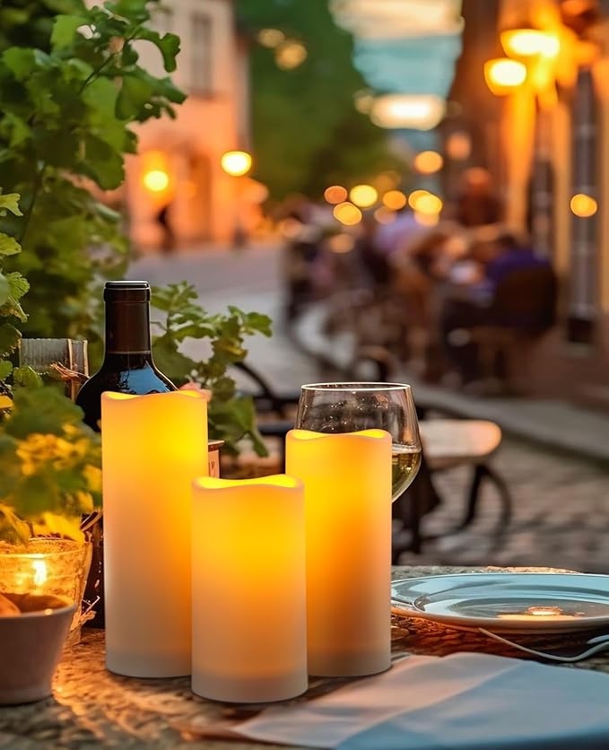 Outdoor Waterproof LED Candle Lamp with Remote Control Indoor Bedside Lamp Battery Candle, The Night Light is Dimmable Candle 12pcs It is Suitable for Decorative Lighting atmospheres