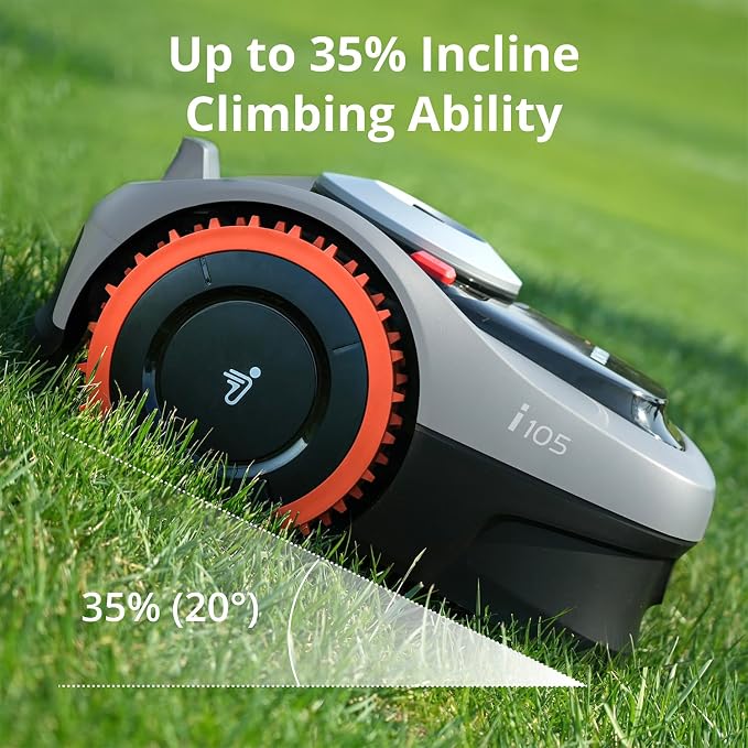 Segway Navimow Traction Wheel, Cleated Wheel, Rough Terrain Kit, Robust Wheels for Muddy Terrain and Slopes for Navimow i Series, i105N, i110N