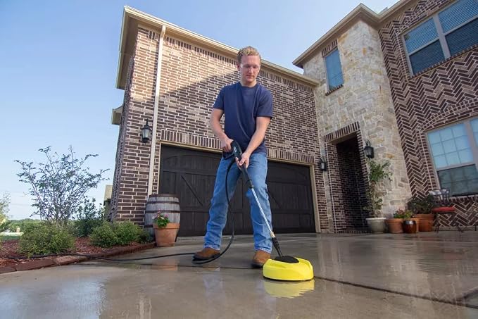 Kärcher K1800PS Cube 1800 PSI TruPressure Electric Pressure Washer & - Universal Surface Cleaner 11" Attachment - for Electric Power Pressure Washers - 2000 PSI - Quick-Connect