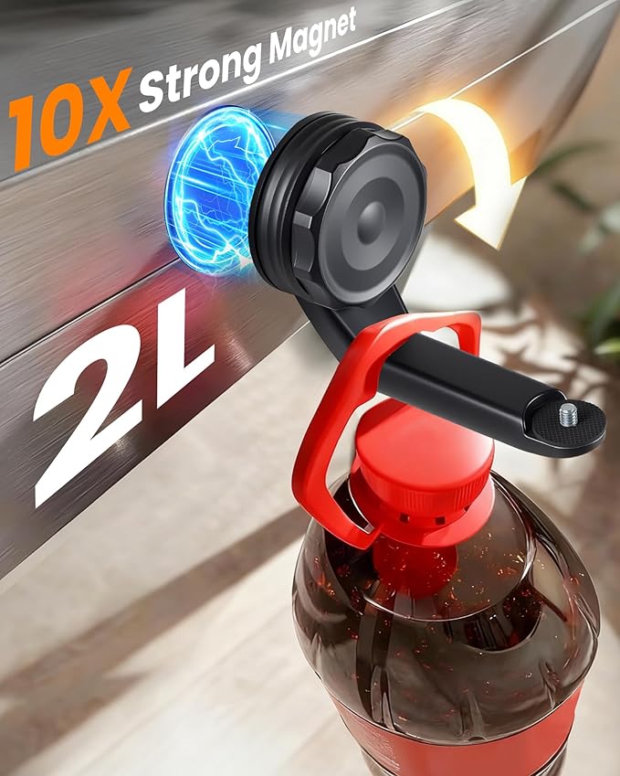 Magnetic Solar Lights Outdoor with Motion Sensor, 92LEDs 600 LM Bright Solar Fence Lights, IP65 Waterproof Security Lights with Strong Magnets for Deck, Patio, RV, Camper (1Pack)