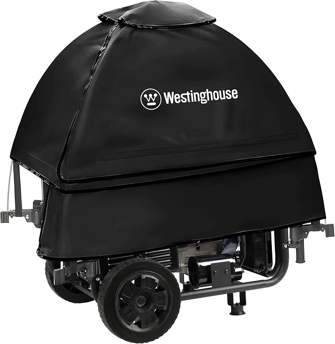 Westinghouse 4650W Dual Fuel Generator with Remote Start and Weather Tent Cover for Open Frame Portable Generators