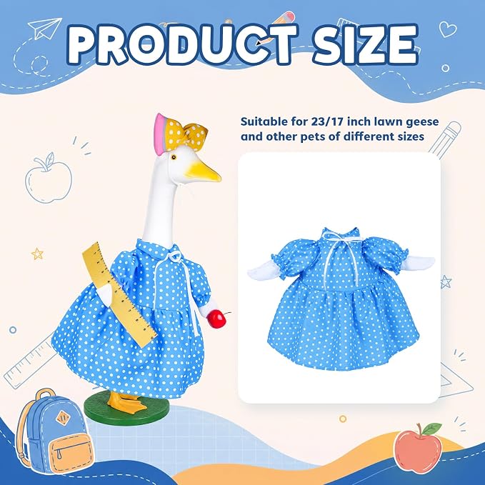 Back to school porch goose outfits (Teacher)