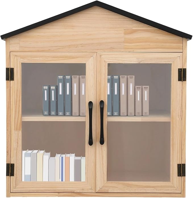 Solid Wood Blessing Box for Community Sharing, Schools (20"×14.3"×21.85")