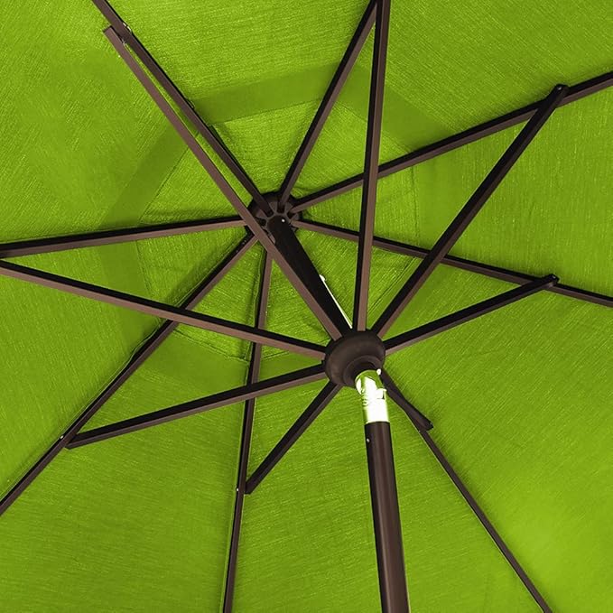 EliteShade USA 10-Year-Non-Fading 10Ft Market Patio Umbrella, UPF 50+ UV Protection Performance Sun Umbrella, Heavy Duty Commercial Grade Outdoor Table Umbrella with Crank & Tilt, Windproof Vented Top for Garden, Pool, Deck and Outdoor Playsets, Macaw ...