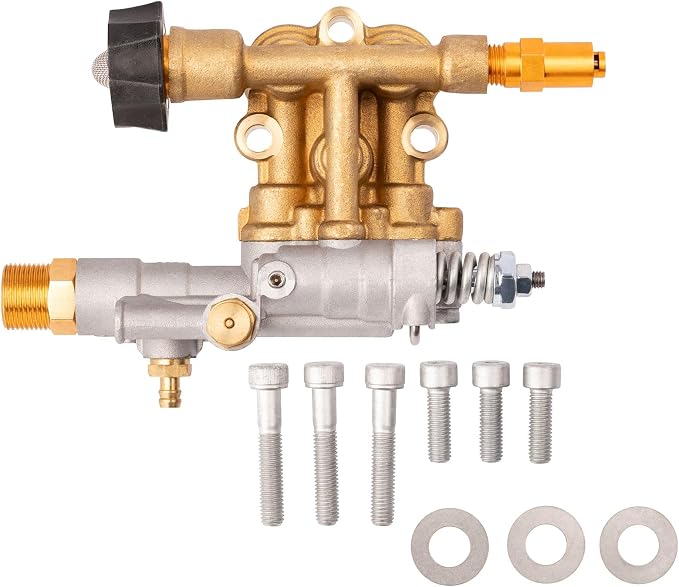 5140153-12 OEM Manifold Kit with Hardware for OEM Techonolgies Pressure Washer Pump Model Number 520002