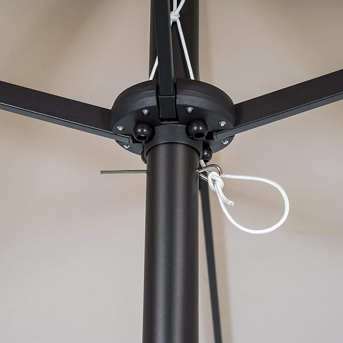 WO Home Furniture Patio Umbrella Twin Double (Extra Long) Outdoor Extra Long Umbrella 15' ft x 9' ft