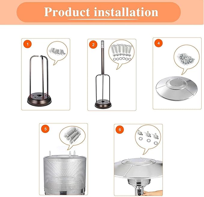 Patio Heater Replacement Parts Patio Umbrella Replacement Parts Hardware Patio Heater Reflector Shield Accessories Round Umbrella