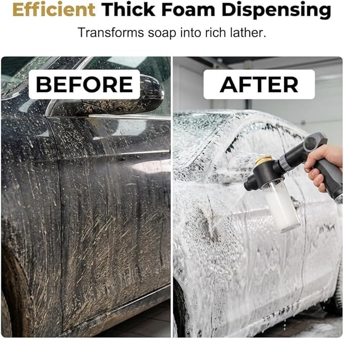 Hose Hawk Pro, Hose Hawk Pro Pressure Washer, Three Spray Modes, Universal and Easy to Install, Effortless Dirt & Stain Removal (2PC)