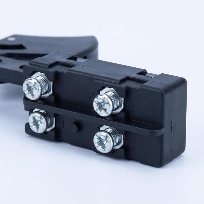 Electric SW77 trigger switch 20-amp, compatible with Skil HD77 and HD77M chainsaw switches, can replace Skil 2610321608, Ryobi and Ridgid 760245002
