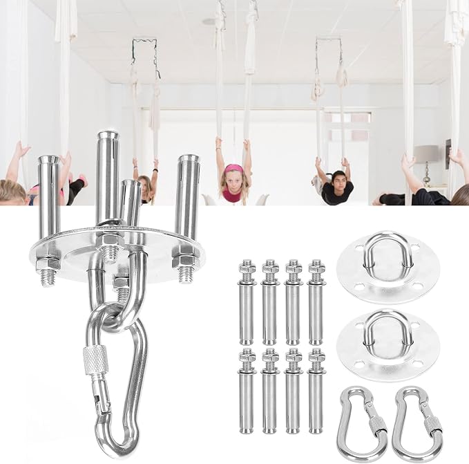 Hammock Hanging Kit, Ceiling Mounting Plate Long Service Life for Camping for Hammock