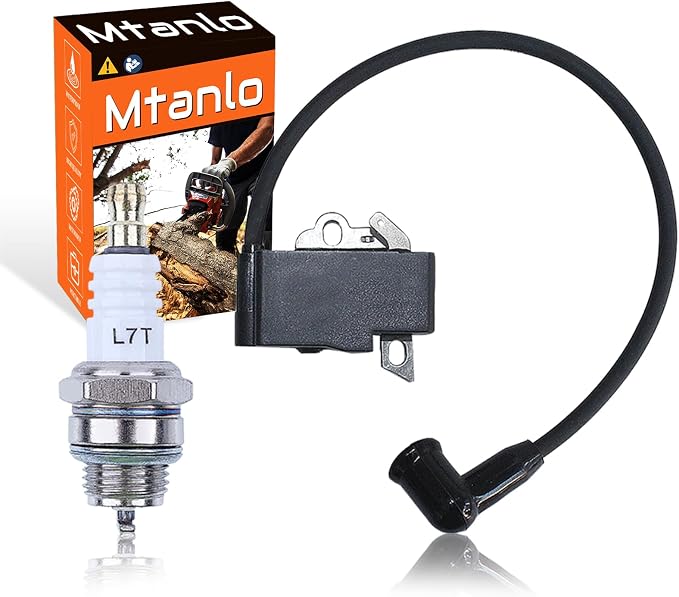 For Stihl MS311 MS391 Chainsaw OEM Spark Plug & High Voltage Package (1140 1305 B, 1140 400 1303) - Essential Maintenance For Optimal Per For mance