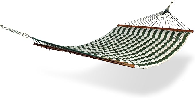 Hammaka Pillow Hammock - Green and White Stripe