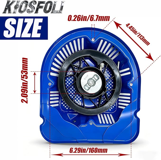 Pull Start Compatible with DuroMax 210cc 208cc 212cc 224cc Homelite Recoil Starter for Pressure Washer Generator 7hp Engine Replacement Parts XP5500HX XP5500EH,XP5500E, XP5500X