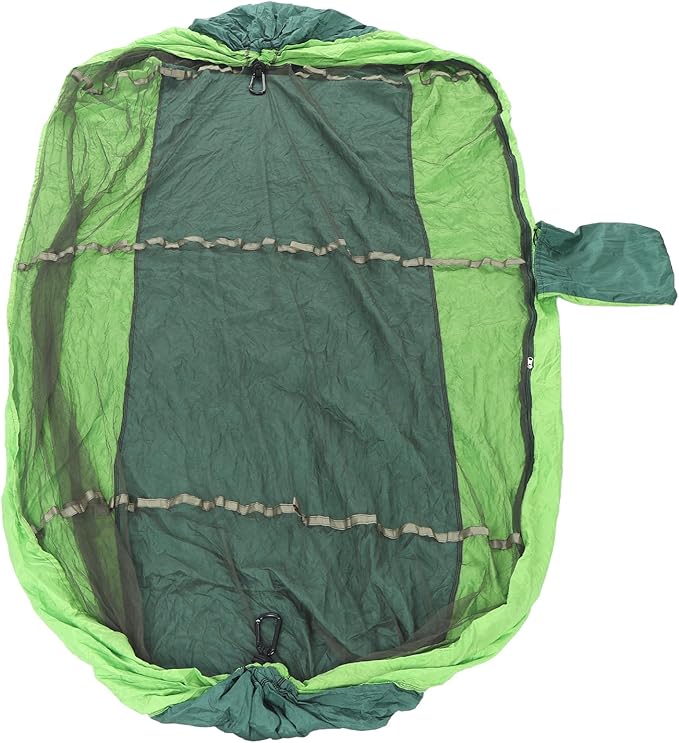 Gavigain 2 Person Camping Hammock, Proof Mesh Net, Lightweight Sturdy Nylon, Quick Setup, for Hiking, Backpacking, Travel, Outdoor Relaxation
