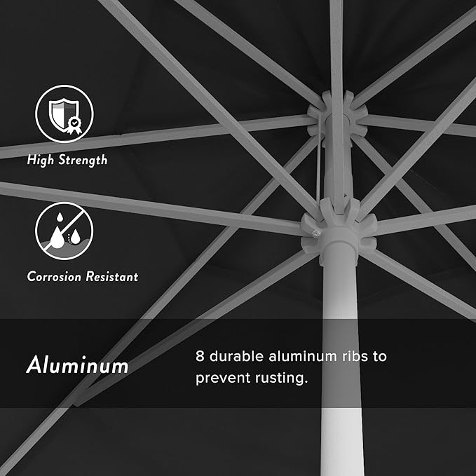 California Umbrella 9' Rd Aluminum Patio Umbrella