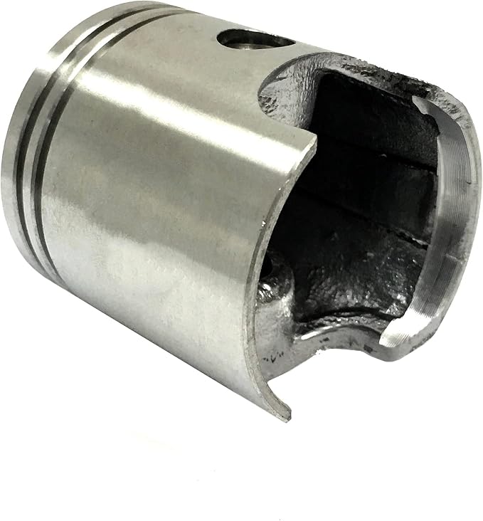 Piston Kit with Rings Pin Clip for 2HP 2-Stroke 2-Cycle 72cc 47mm Gas Generator (72cc)
