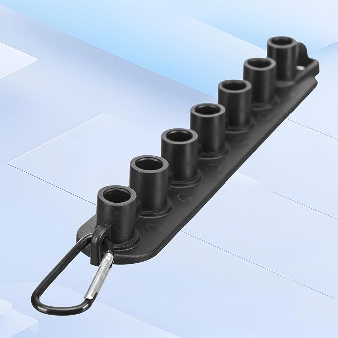 Tool Daily Pressure Washer Tips, 40 Degree White Power Washer Nozzle Tips 7 Pack with Nozzle Holder, 1/4 Inch Quick Connect, 4000 PSI