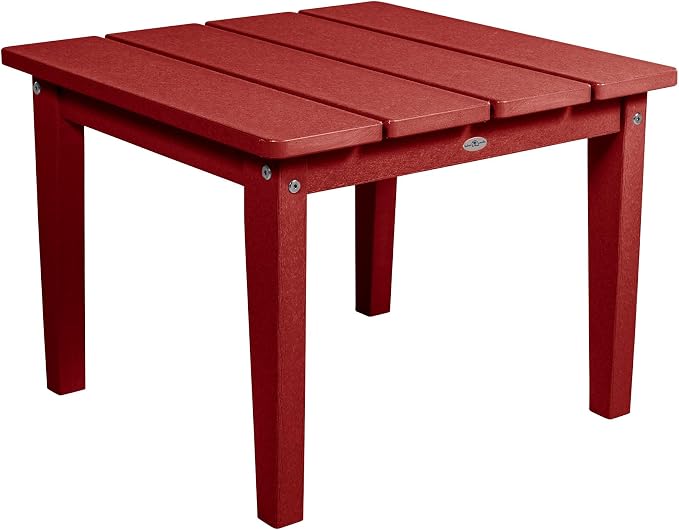 Adirondack Large Side Table, Boathouse Red