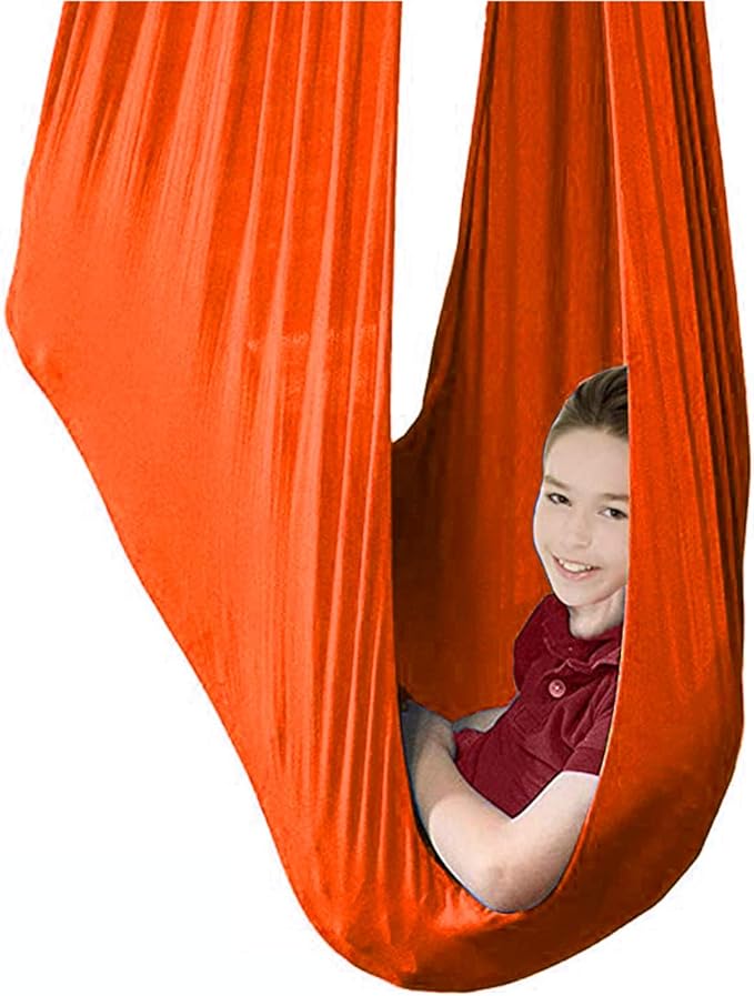 Home Cuddle Hammock Snuggle Indoor Swing with Special Needs for Autism ADHD Aspergers Nylon Easy Install Kids Children Teens (Color : Purple, Size : 150 x 280 cm (L x W).)