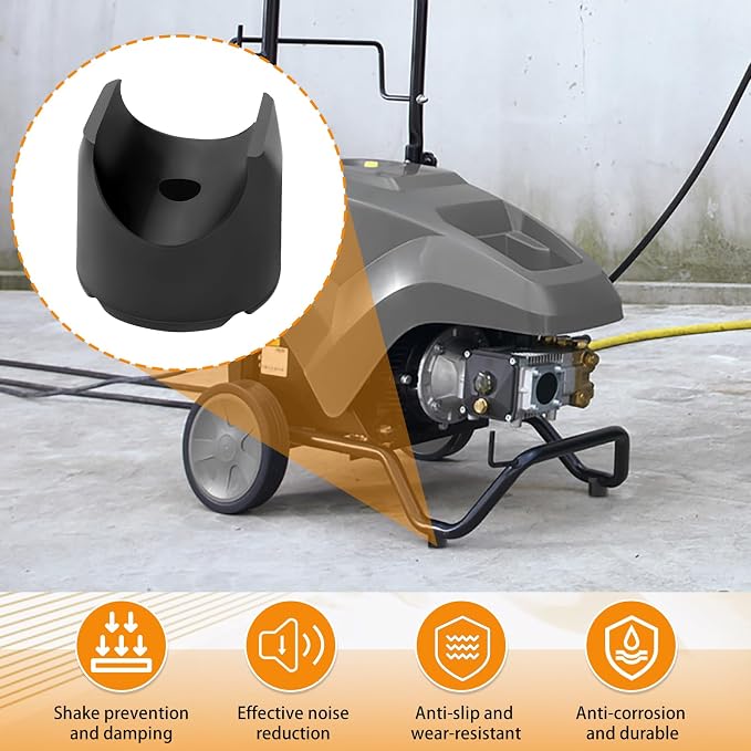 Pressure Washers Rubber Feet - for Most Brands of Gas Powered Pressure Washers, Compatible with Simpson Cleaning 7105468-2 Pcs