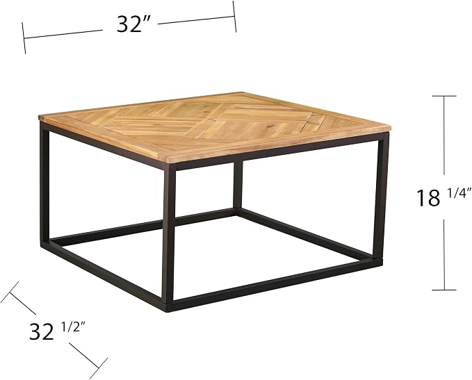 Generic Outdoor Coffee Table, Black