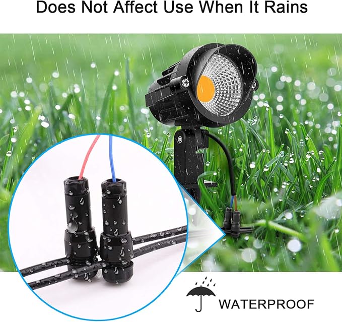 iCreating 16Pack Low Voltage Wire Connector AC 14V, Landscape Lighting Connectors Waterproof for 12/2 14/2 Gauge Landscape Lighting Wire Connectors for Path Lights Spotlights In-Ground Lights