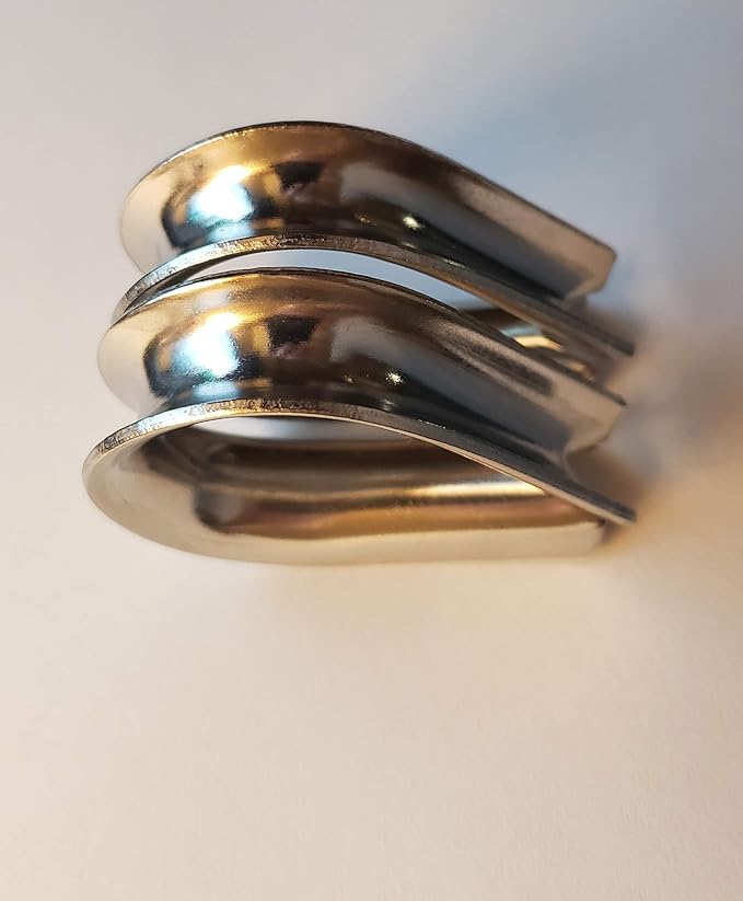 Large Hammock Loop Protector, Stainless Steel, 2 Pieces
