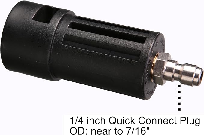 M MINGLE Compatible Pressure Washer Adapter, Compatible with Karcher Power Washer Accessory, 1/4'' Quick Connect
