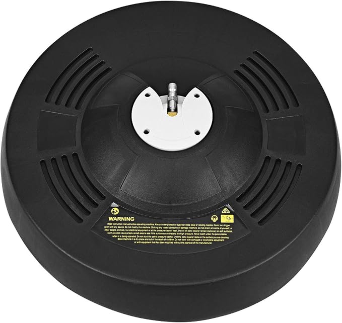 Goplus Pressure Washer Surface Cleaner, 16-INCH Power Washer Scrubber Attachment, Great for Cleaning Driveway Sidewalk with 1/4" Quick Connection, 3000PSI 1450RPM
