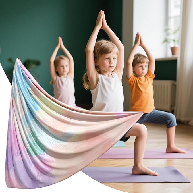 Aerial Hammock, Durable, Portable, Silk – Yoga Swing Set Fitness, Stretch Portable Equipment Indoor, Gym Exercise Adults Women Men | Indoor Gym Exercise Adults Women Men Kids Versatile