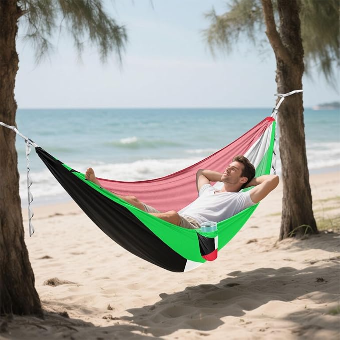 National Flag of The Republic of Korea Hammocks with Portabl Carry Bag Backyard Hammock for Indoor Outdoor Patio
