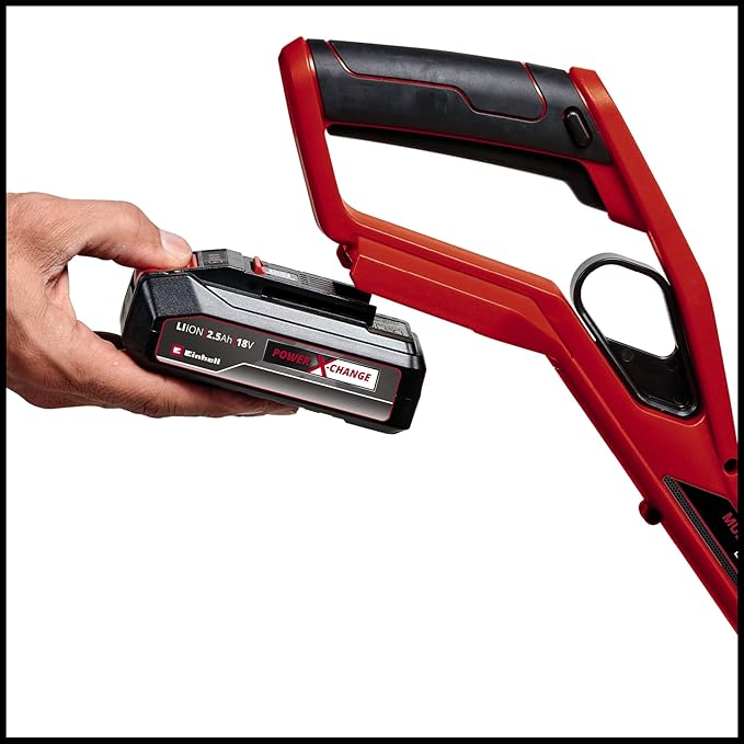 Einhell GE-CT 18/30 Li-Solo Power X-Change Cordless Trimmer (18V, Cutting Width 30 cm, Motor Block swivels 90° and tilt, with Wire Spool) Delivered Without Battery and Charger