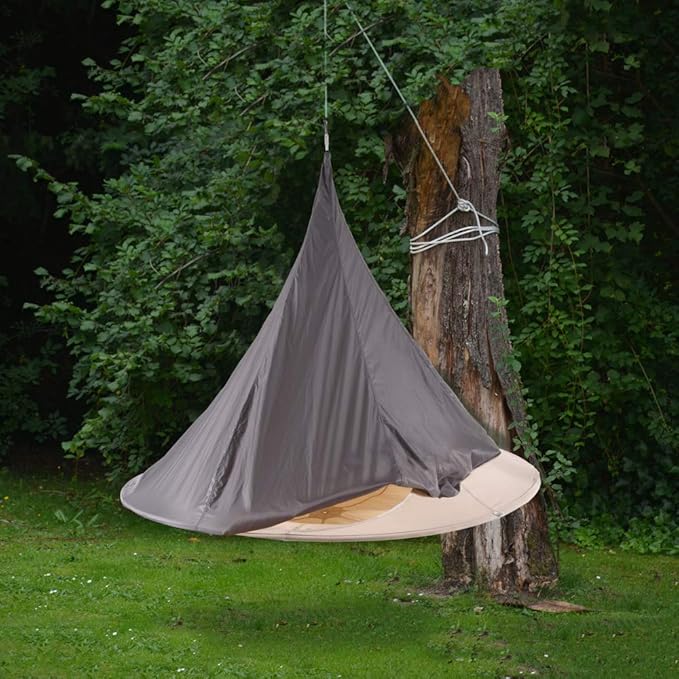 Vivere Polyester Taffeta Double Cacoon Protective Outdoor Cover - Taupe