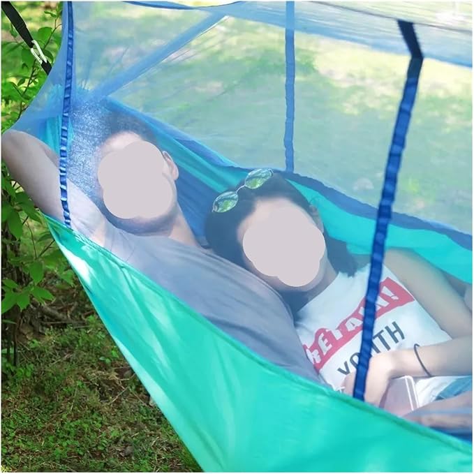 Hammocks, 2Pcs Outdoor Mosquito Net Hammock Camping Mosquito Net Tent Suitable Outdoors,for Outside(Pink)