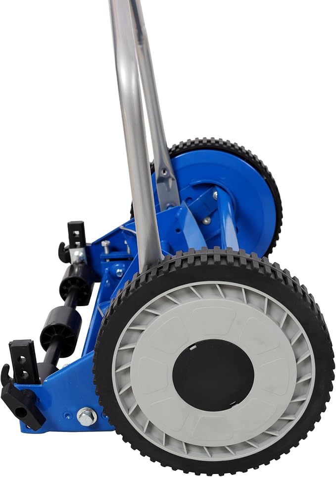 14in Push Lawn Mower, Push Reel Lawn Mower, Blue Color
