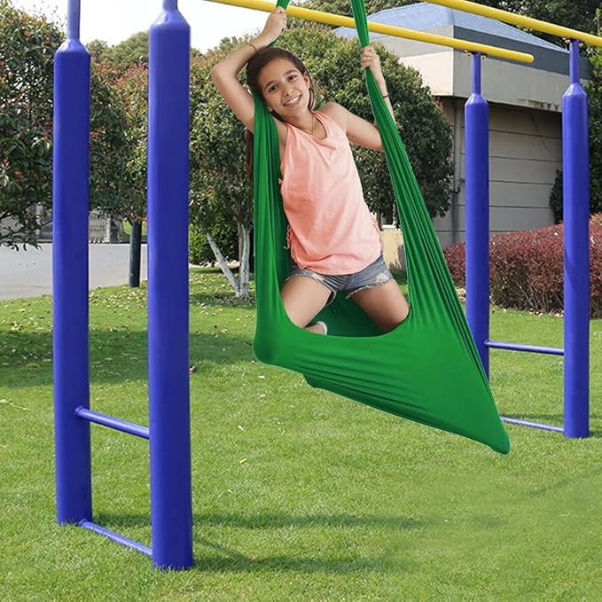 Sensory Swing for Adults Therapy Swing for Kids Indoor Soothing Calming Snuggle Hammock Durable Soft Fabric Swing Suited for Children with SPD Autism and Asperger
