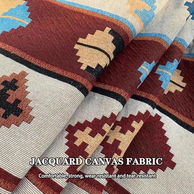 Colorful Ethnic Print Decorative Hammock, Double Hanging Bed with Tassels, Anti-Rollover/Easy to Set Up, Load Bearing 150kg/330.7lbs(Print B)