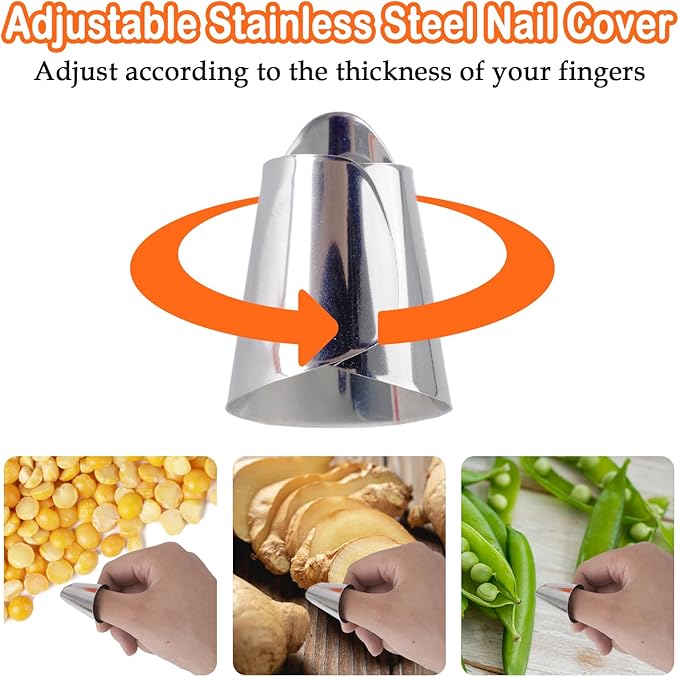 20 Pcs Thumb Knife for Gardeners,Multifunctional Gardening Thumb Knife Tool Set,Portable Garden Finger Cutter for Plant Vegetable Fruit Picking,Harvesting,Trimming