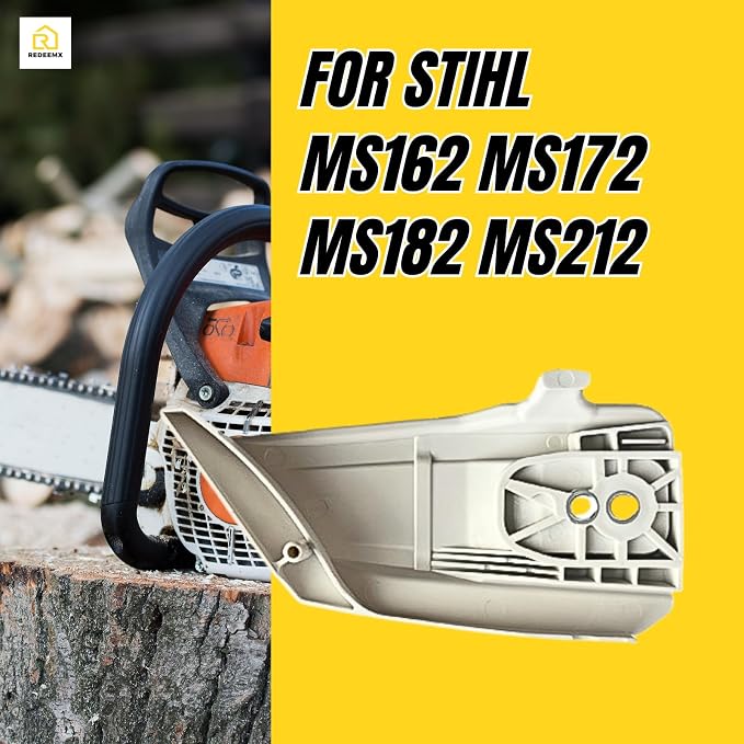 Sprocket Cover Compatible with Stihl MS162 MS172 MS182 MS212 Chainsaw Parts Replaces 1148 640 1704 11486401704 Side Clutch Cover Assembly Part