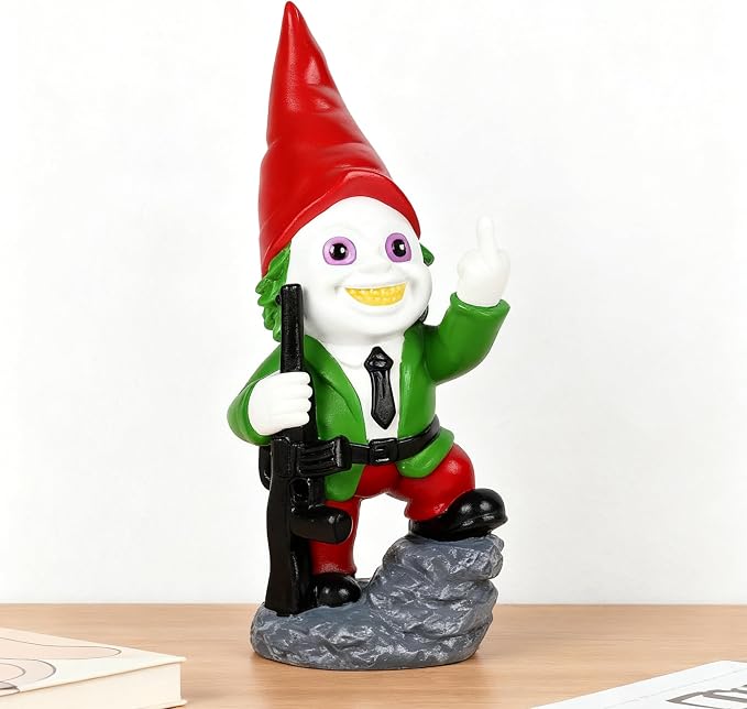 SPINNDO Horror Decor Middle Finger Gifts Garden Decor Gnomes Garden Statues