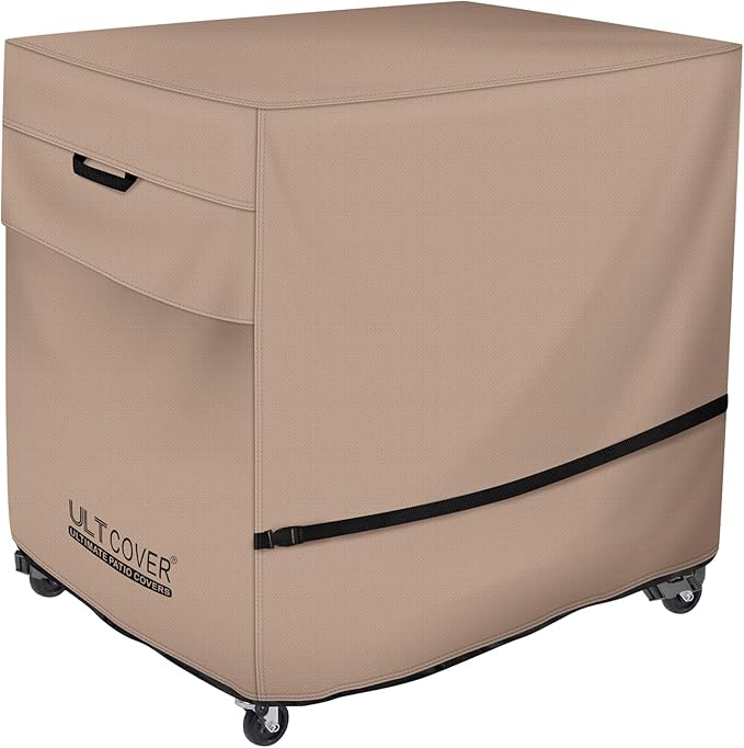 ULTCOVER Rolling Dining Prep Table Cart Cover 36L x 24W x 34H inch for Outdoor Garden Patio Kitchen Food Serving Worktable Cart