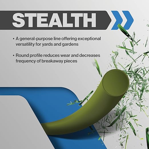 Stens Silver Streak Stealth Trimmer Line, 080 3 lb. Spool, ea, 1