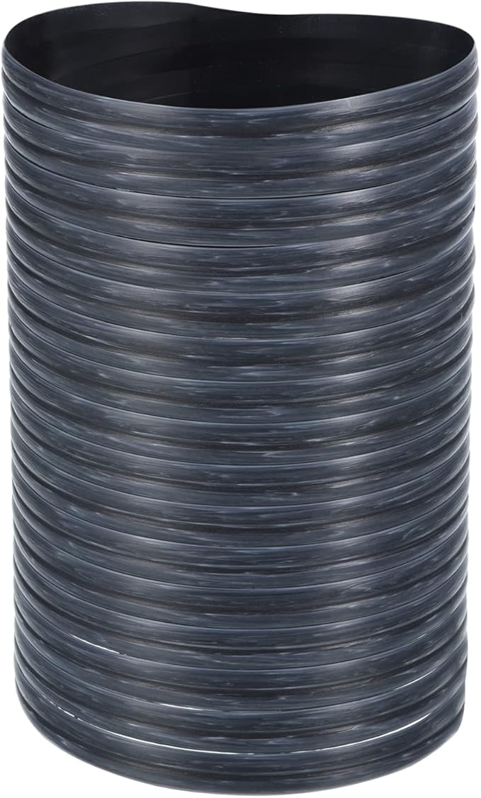 Patikil Wicker Repair Kit - 30m/98ft PE Rattan Replacement DIY Set for Wicker Fixing Furniture, Patio Furniture Repair, Gray White Stripe