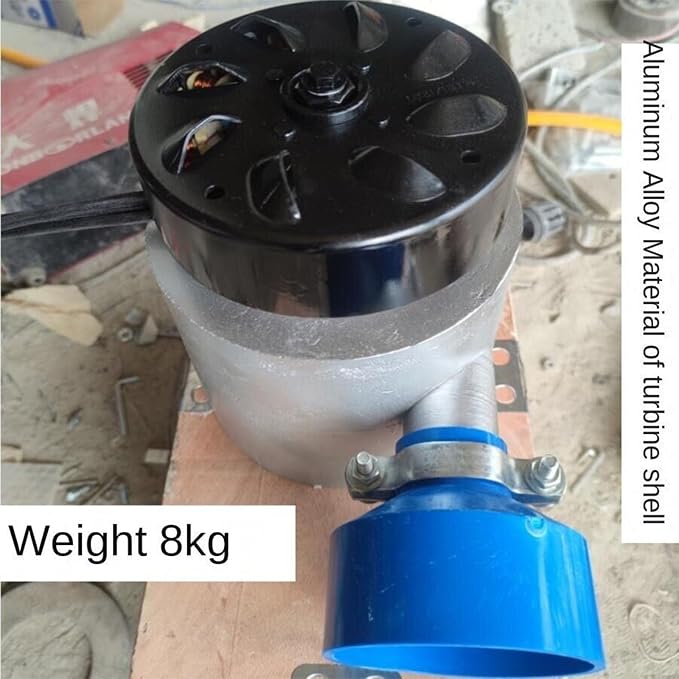 3000W Micro Hydroelectric Generator, 110–220V Water Turbine With 110mm Inlet, Compact Power Supply For Off-Grid Homes, Emergency Backup, Outdoor Lighting