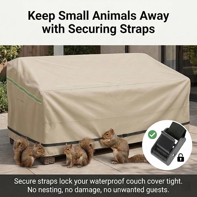 Strap for Outdoor Furniture Cover,（1 Pack 511x0.98in Adjustable Straps） for Waterproof Couch Cover, Patio Chair & Outdoor Table Covers, Windproof Fixing Straps, Prevent Blowing Away & Dirty