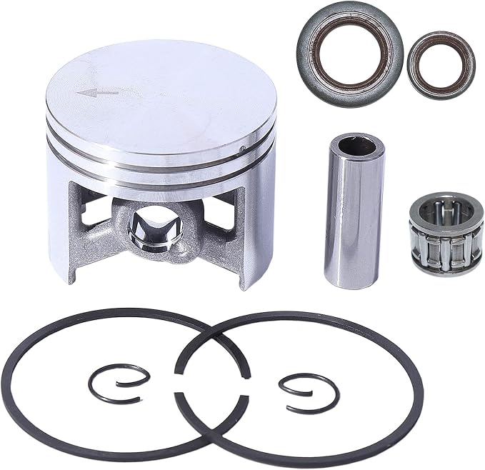 50MM Piston Kt for Stihl 044 MS440 W/Rings 12MM Wrist Pin Chainsaw 1128 030 2015, Piston Kit, Piston Needle Bearing, Oil Seal