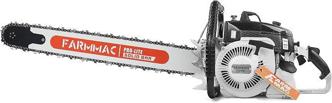 F070W Gas Chainsaw with 36 Inch Alloy Solid Bar 105cc 2-Cycle Gasoline Power Chain Saws 4.8KW 6.5HP Power Chain Saw for Milling Work All Parts Compatible with MS070 090 Neotec NS8105